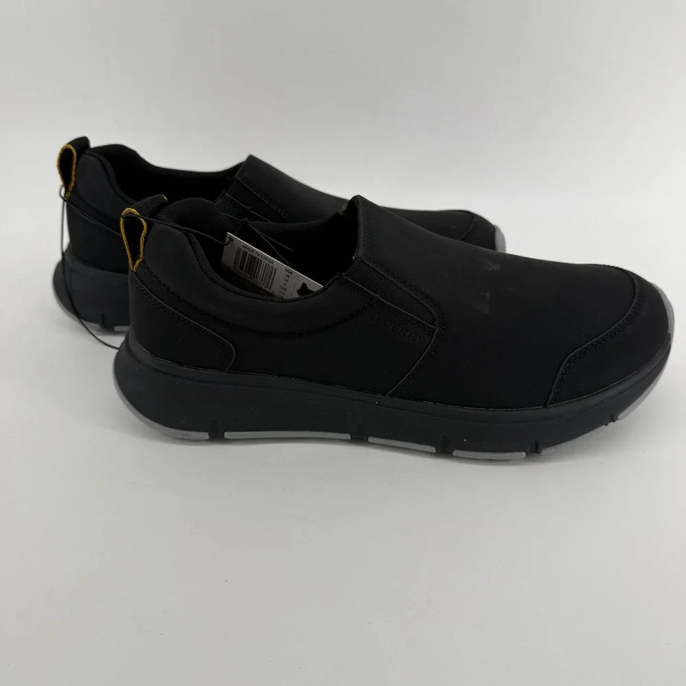 Gerry Moc‎ II Mens Slip On Shoes Black Taupe Outdoor Casual Sneakers Size 9.5